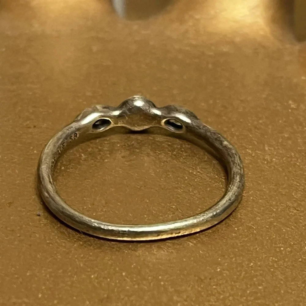 Pandora Sterling Pearl Ring - Picture 3 of 13